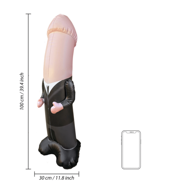 Opblaasbare Groom Bop Bag - Afbeelding 3