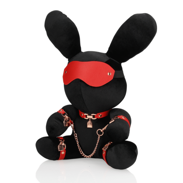 Konijnen Bondage - Velvet - Groot - Zwart - Afbeelding 3