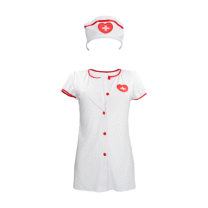 Verpleegster Kostuum - S/M - Wit
