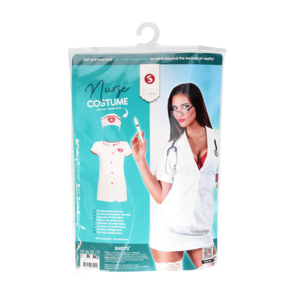 Verpleegster Kostuum - S/M - Wit - Afbeelding 2