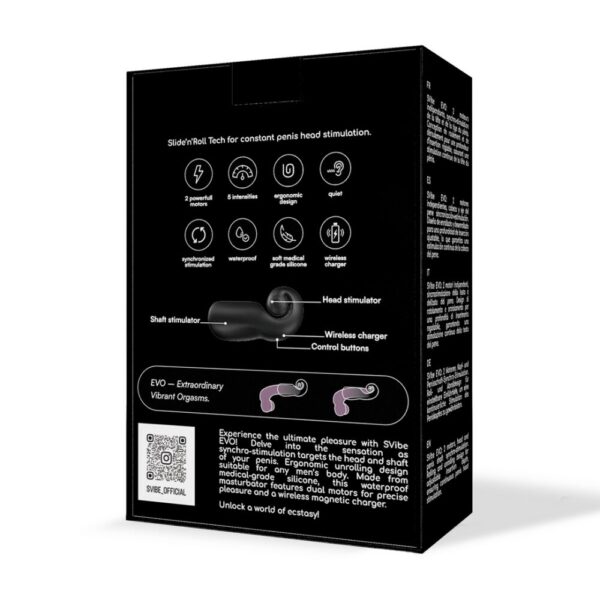 EVO - Dual Male Stimulator - Black - Afbeelding 3
