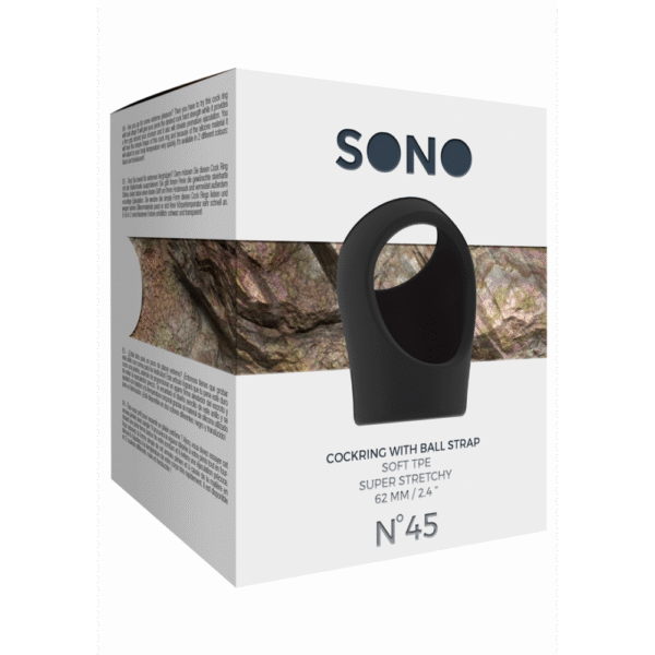 Nr.45 - Cockring met Ball Strap - Afbeelding 2