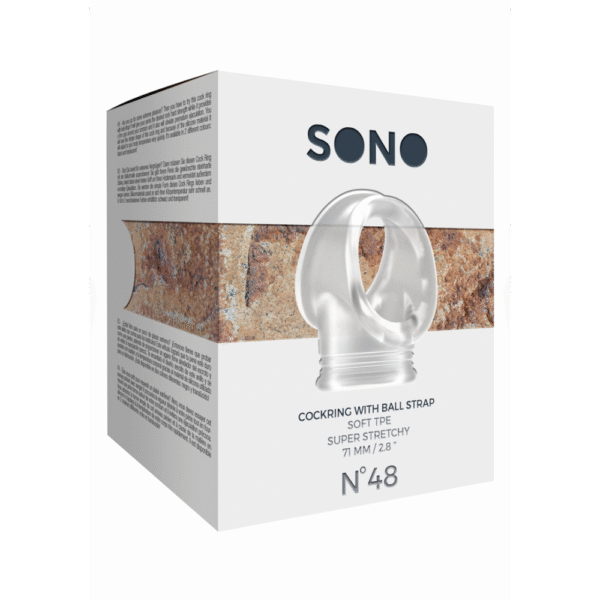 Nr.48 - Cockring met Ball Strap - Afbeelding 2