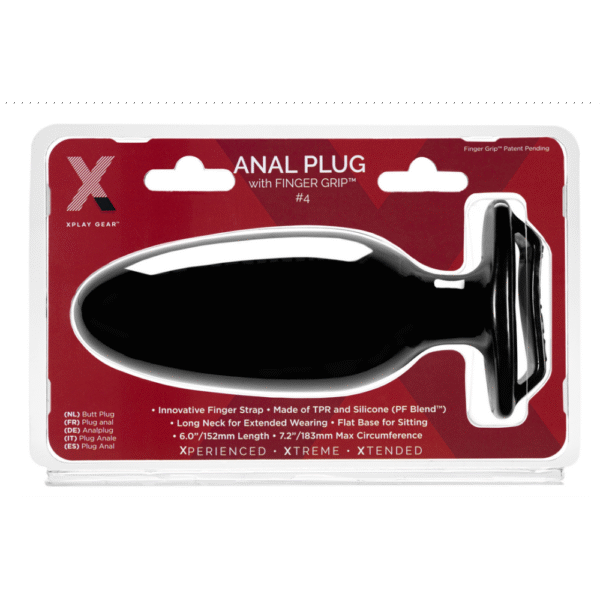 Finger Grip Plug #4L - Butt Plug met Vinger Grip - Afbeelding 2