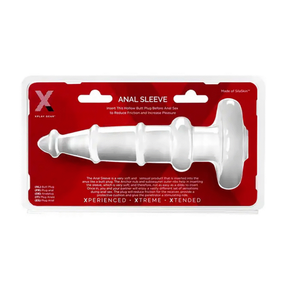 Anal Sleeve Plug - Penis Sleeve en Butt Plug - 7 / 18 cm - Afbeelding 2