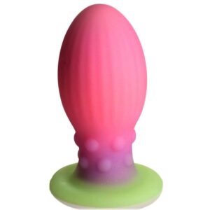 Xeno Egg - Glow in the Dark - Siliconen Ei - XL - Roze