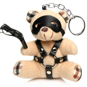 BDSM Teddy Bear Sleutelhanger - Tan
