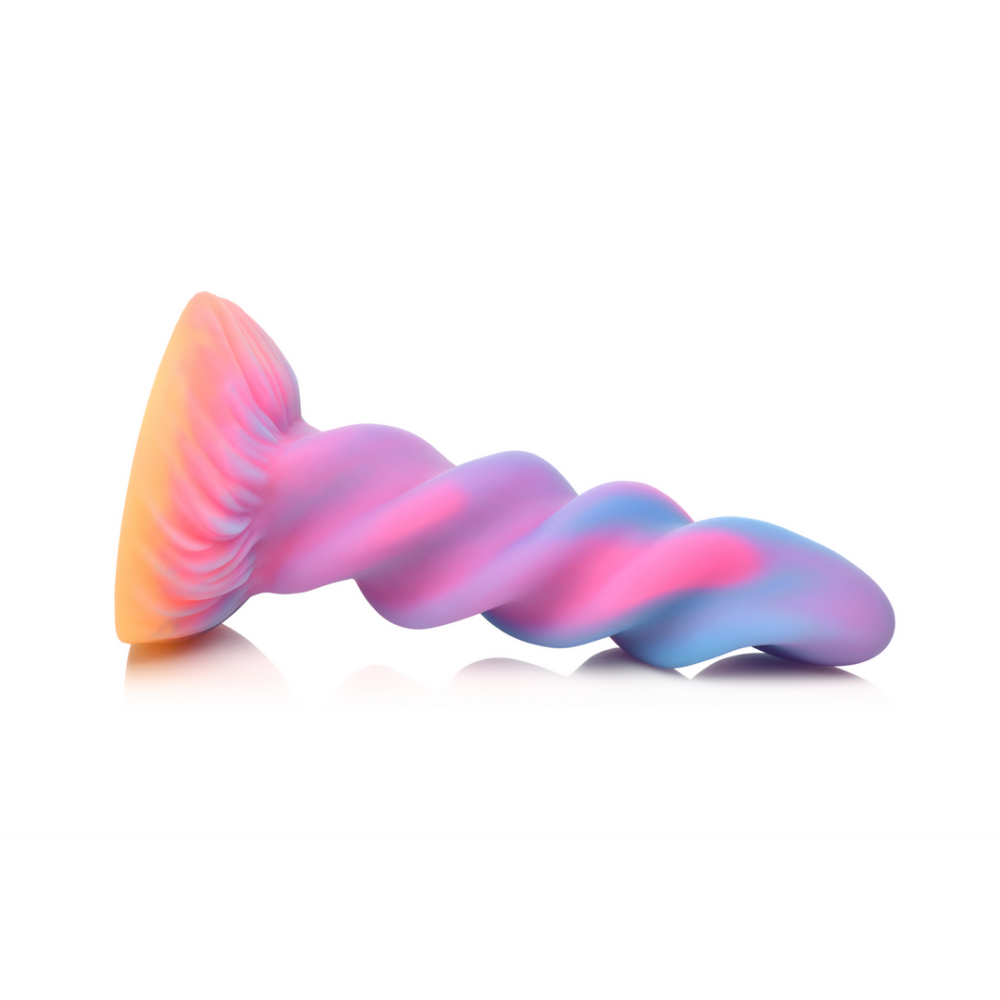 Moon Rider - Glow-in-the-Dark Eenhoorn Dildo - Afbeelding 5
