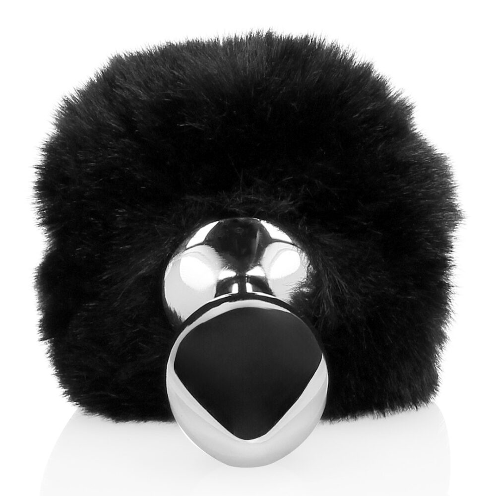 Konijnenstaart met metalen buttplug - Afbeelding 4