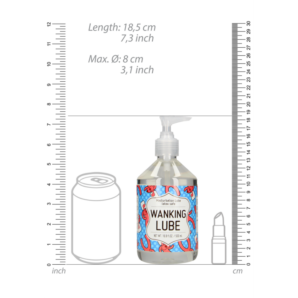 WANKING LUBE - Masturbatie Glijmiddel - 500 ml - Afbeelding 4