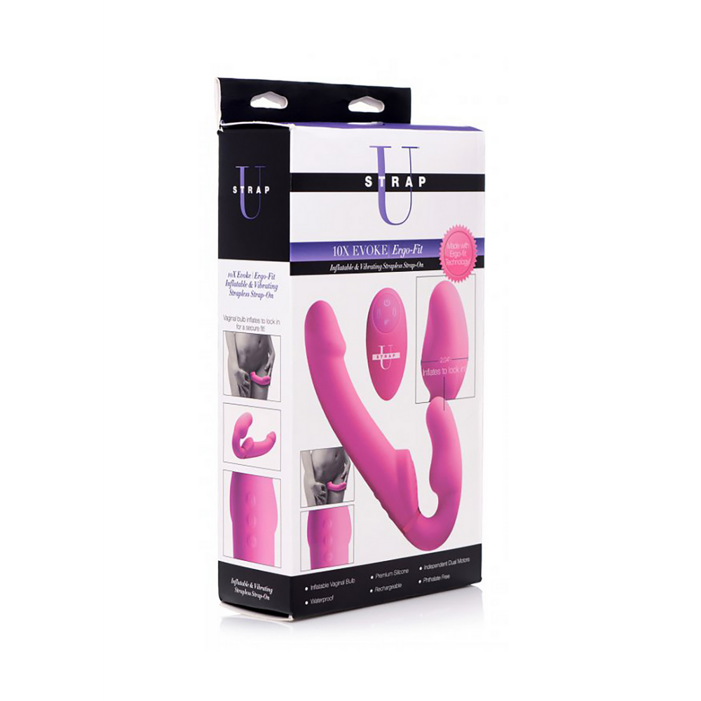 Evoke Ergo Fit - Strapless Strap-On met Afstandsbediening - Afbeelding 2