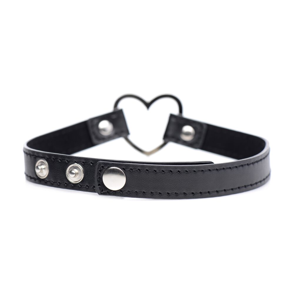 Donkere Hart - Chrome Heart Zwarte Choker - Afbeelding 4