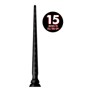 Tapered Siliconen Slang met Structuur - 15 / 38 cm