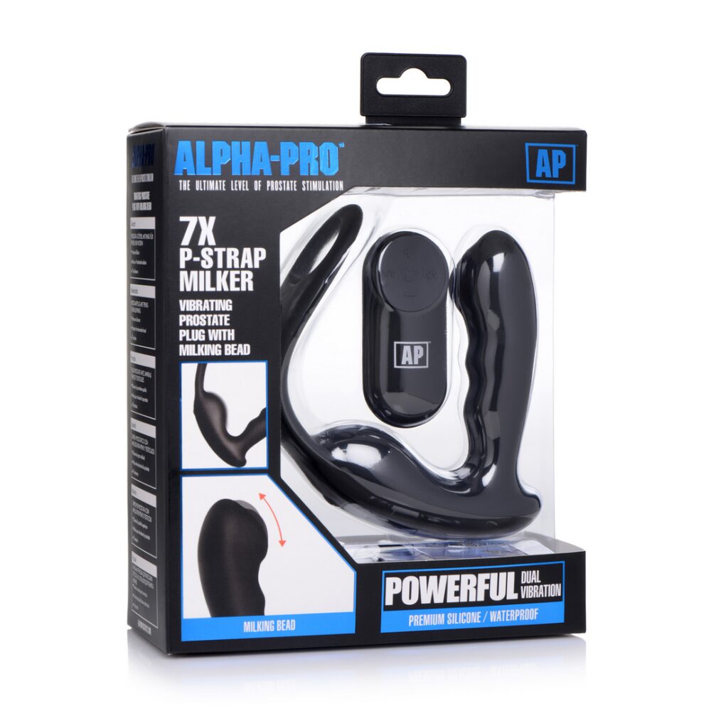 Melk- en Vibrerende Prostaatmassager + Harnas met 7 Snelheden - Afbeelding 2