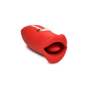Kiss and Tell - Silicone Kissing en Vibrerende Clitorisstimulator - Rood