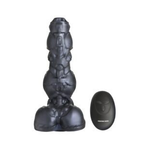 Cyborg Cock - Duwende en Vibrerende Siliconen Dildo - Zilver