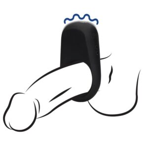 Vibrerende Cockring - Dropzwart