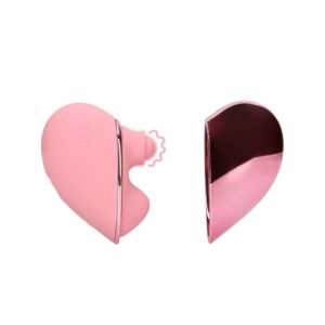 Tapping Heart Vibrator - Roze Arabesque
