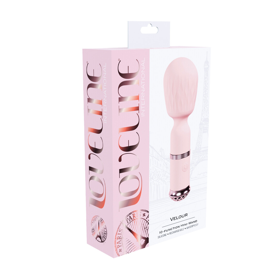 Velours - Mini-Wand - Roze - Afbeelding 2