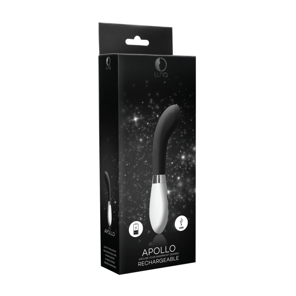 Apollo - Oplaadbare Vibrator - Zwart - Afbeelding 2