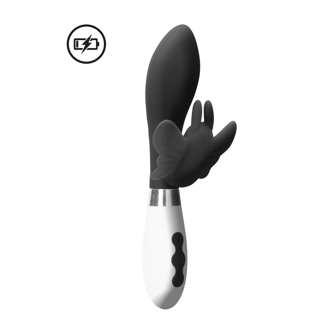 Alexios - Oplaadbare Rabbit Vibrator - Zwart