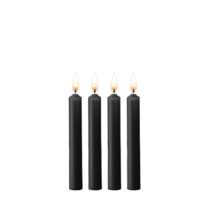 Plagen Waskaarsen - 4 Stuks - Zwart