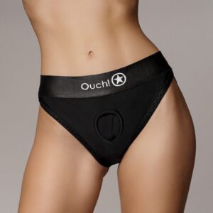 Vibrerende Strap-on Hipster - XS/S - Zwart