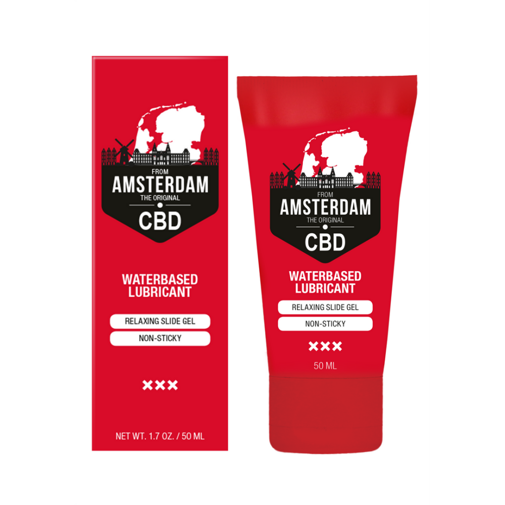 Originele CBD uit Amsterdam - Waterbasis Glijmiddel - 2 fl oz / 50 ml