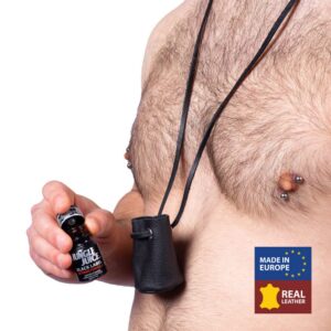 Leren Portemonnee voor Aroma - Zwart