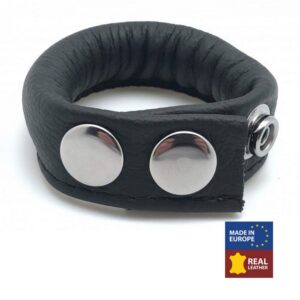 Verstelbare Leren Ballstretcher 70 gr - Zwart