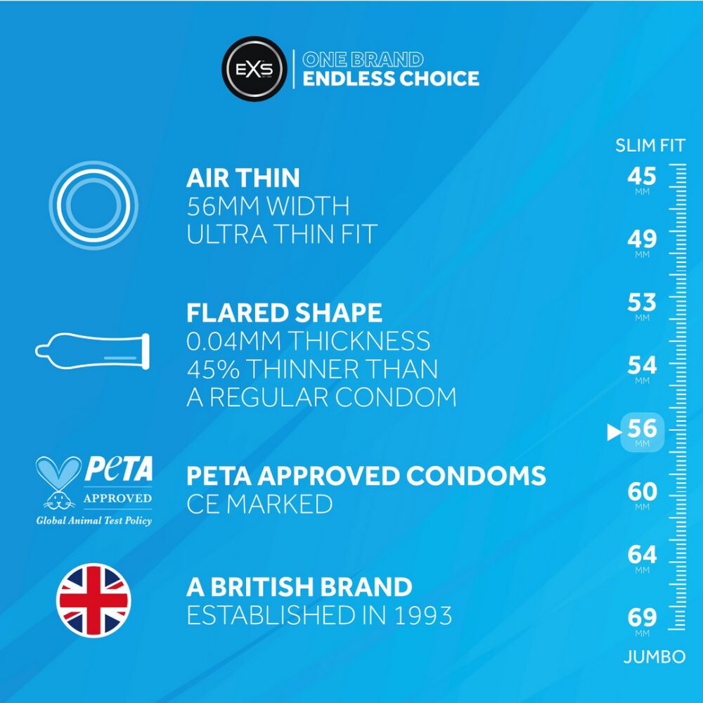 EXS Air Thin - Condoms - 144 Stuks - Afbeelding 3