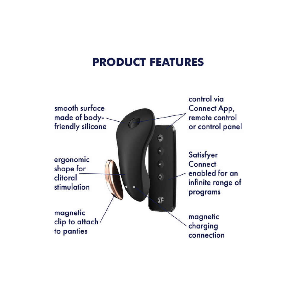 Little Secret - Panties Vibrator - Zwart - Afbeelding 5