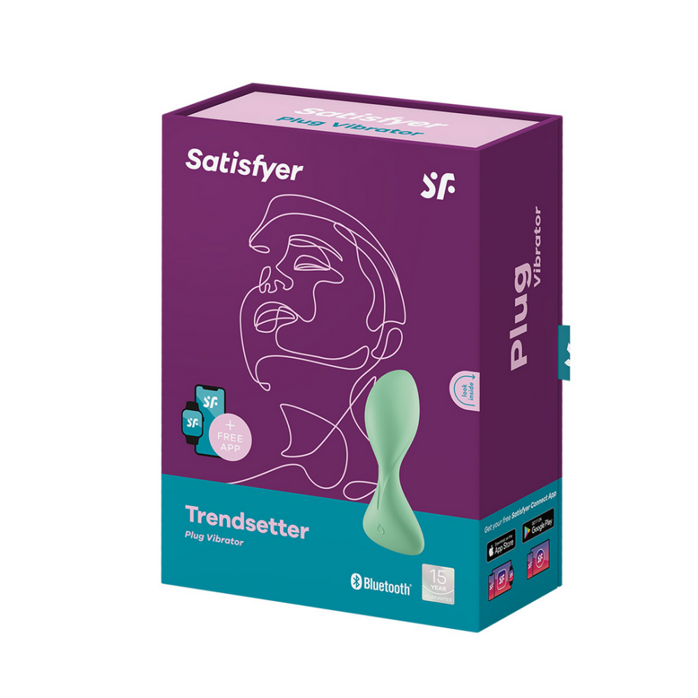 Trendsetter - Vibrerende Butt Plug - Lichtgroen - Afbeelding 2