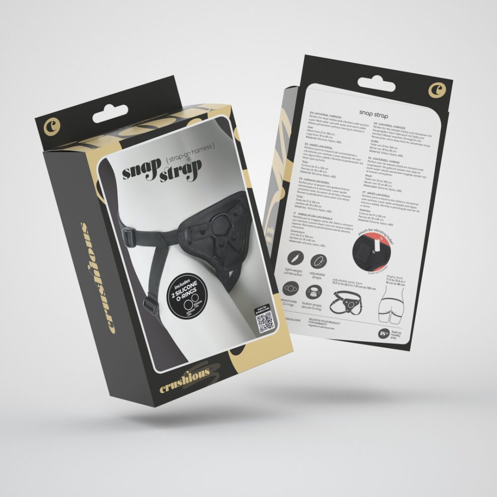 Snap Strap - Strap-on Harnas - Zwart - Afbeelding 2