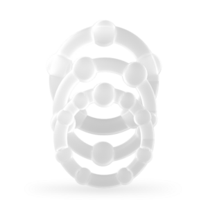 Triple Bead - Cockring Set - Doorzichtig