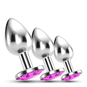 Bijou - Anal Train Trio - 3 Jewel Plugs - Roze