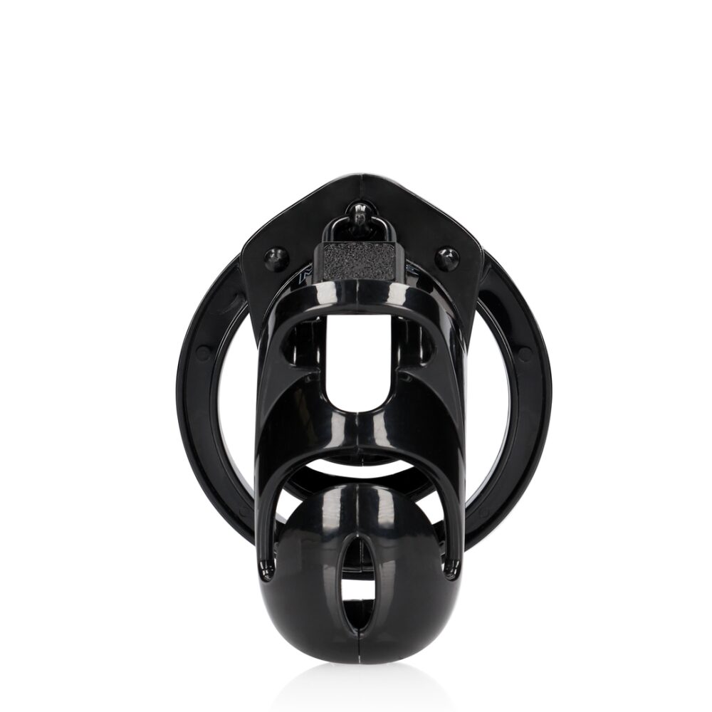 Model 25 - Chastity Cage - 3.5'' / 9 cm - Zwart - Afbeelding 3
