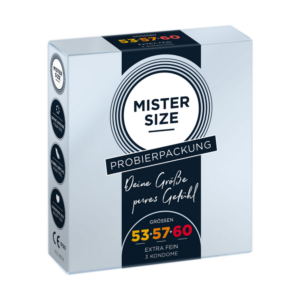 Pure Feel - Testpakket Medium - Condoms 53, 57, 60 mm - 3 Stuks