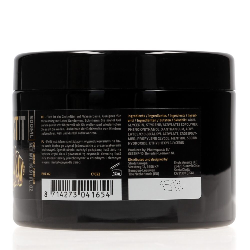 Verdoofd Glijmiddel - 17 fl oz / 500 ml - Afbeelding 3