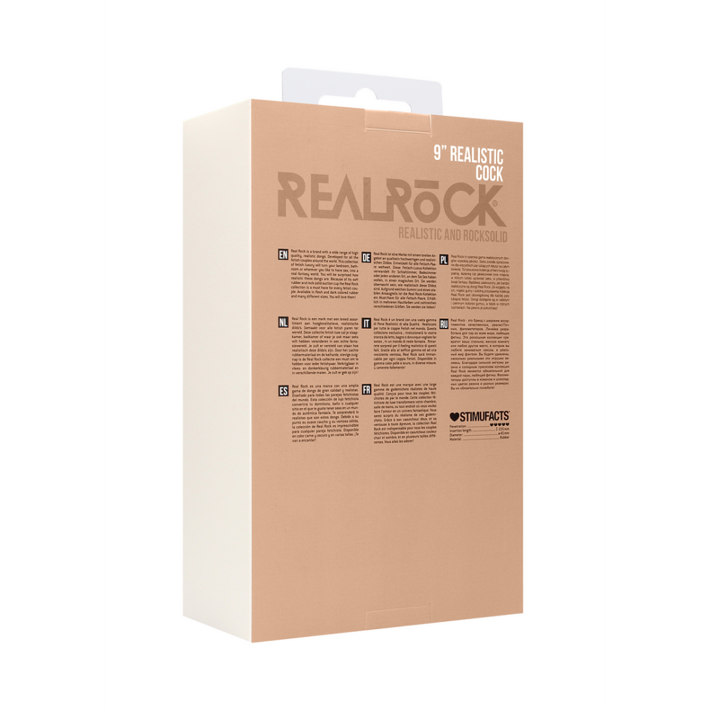 Realistische Cock met Scrotum - 9 / 23 cm - Afbeelding 3