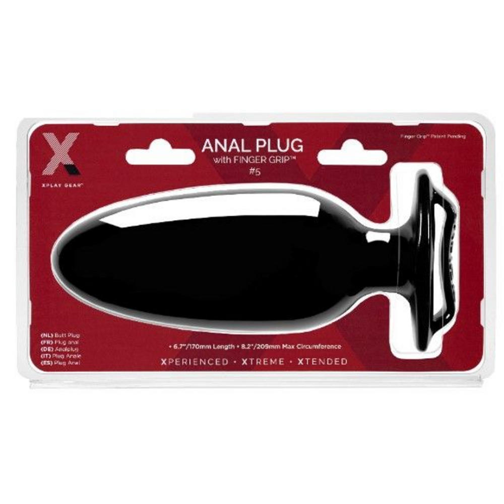 Vinger Grip Plug #3L - Butt Plug met Vinger Grip - Afbeelding 2