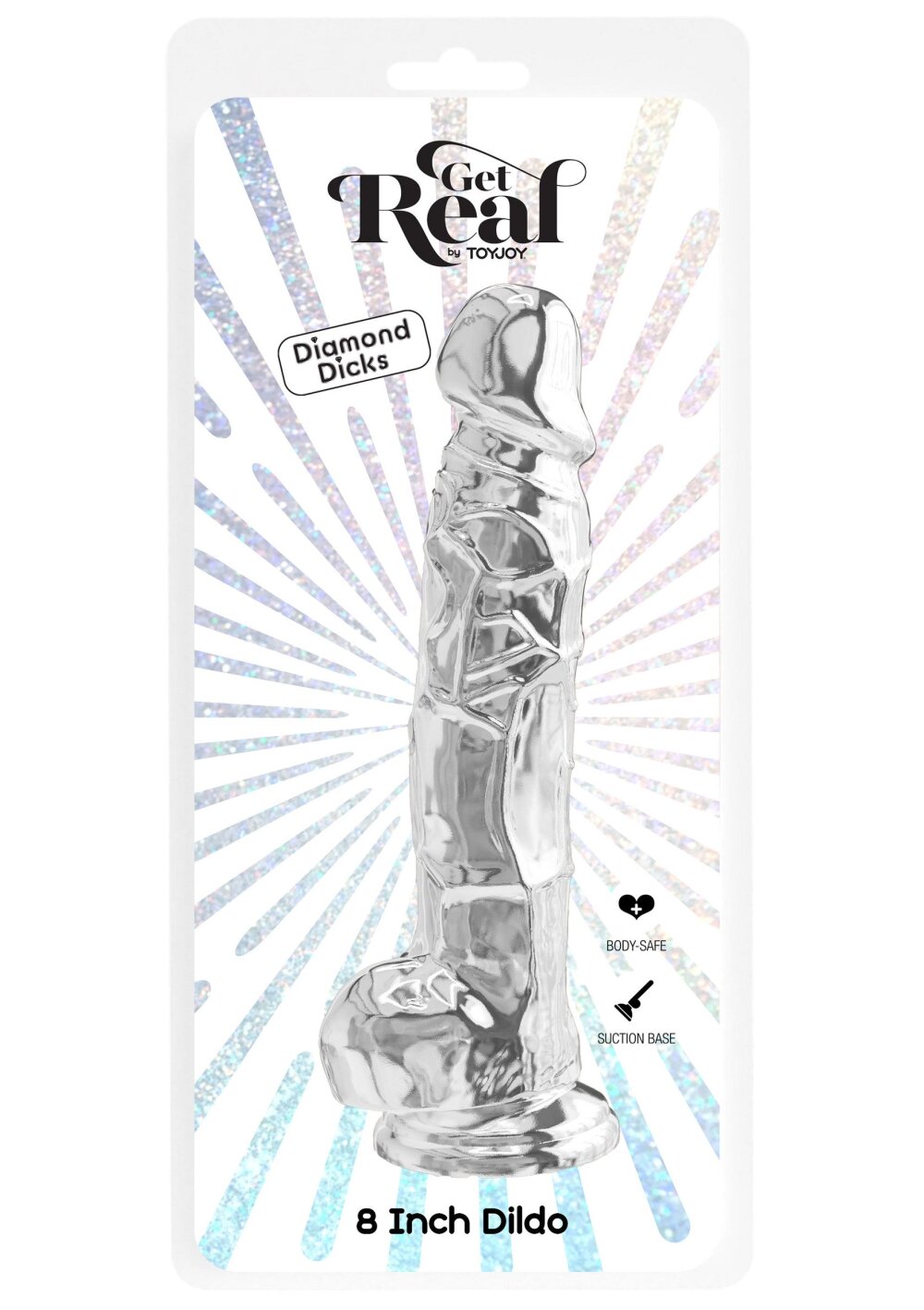 Clear Dildo TPE 22.5 cm - Afbeelding 3