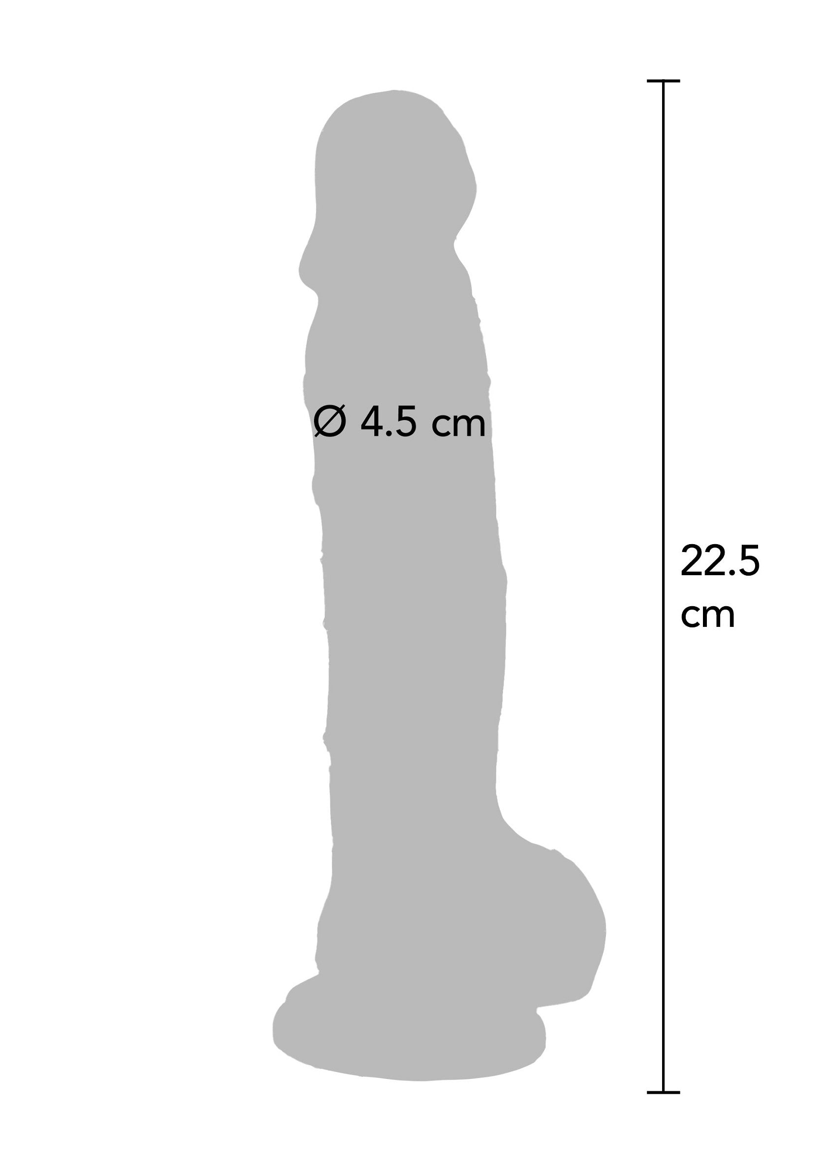 Clear Dildo TPE 22.5 cm - Afbeelding 4