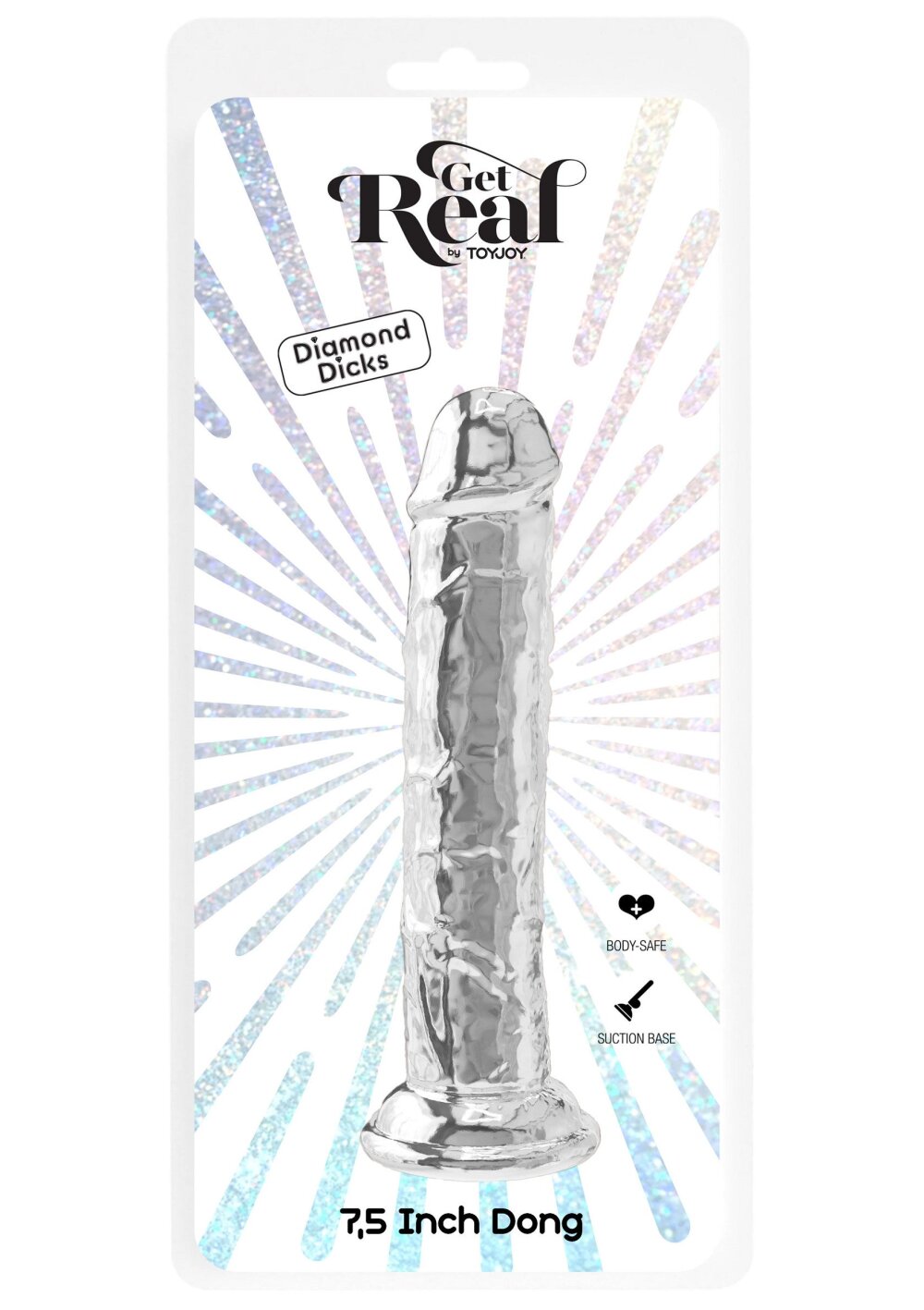 Clear Dong TPE 19 cm - Afbeelding 3
