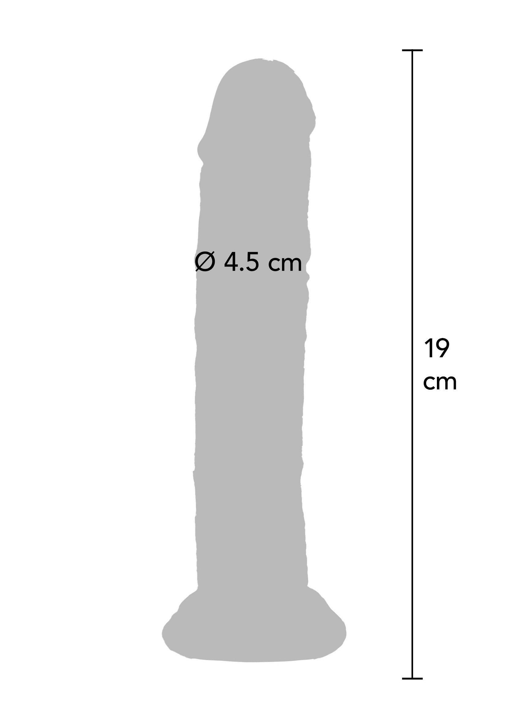 Clear Dong TPE 19 cm - Afbeelding 4