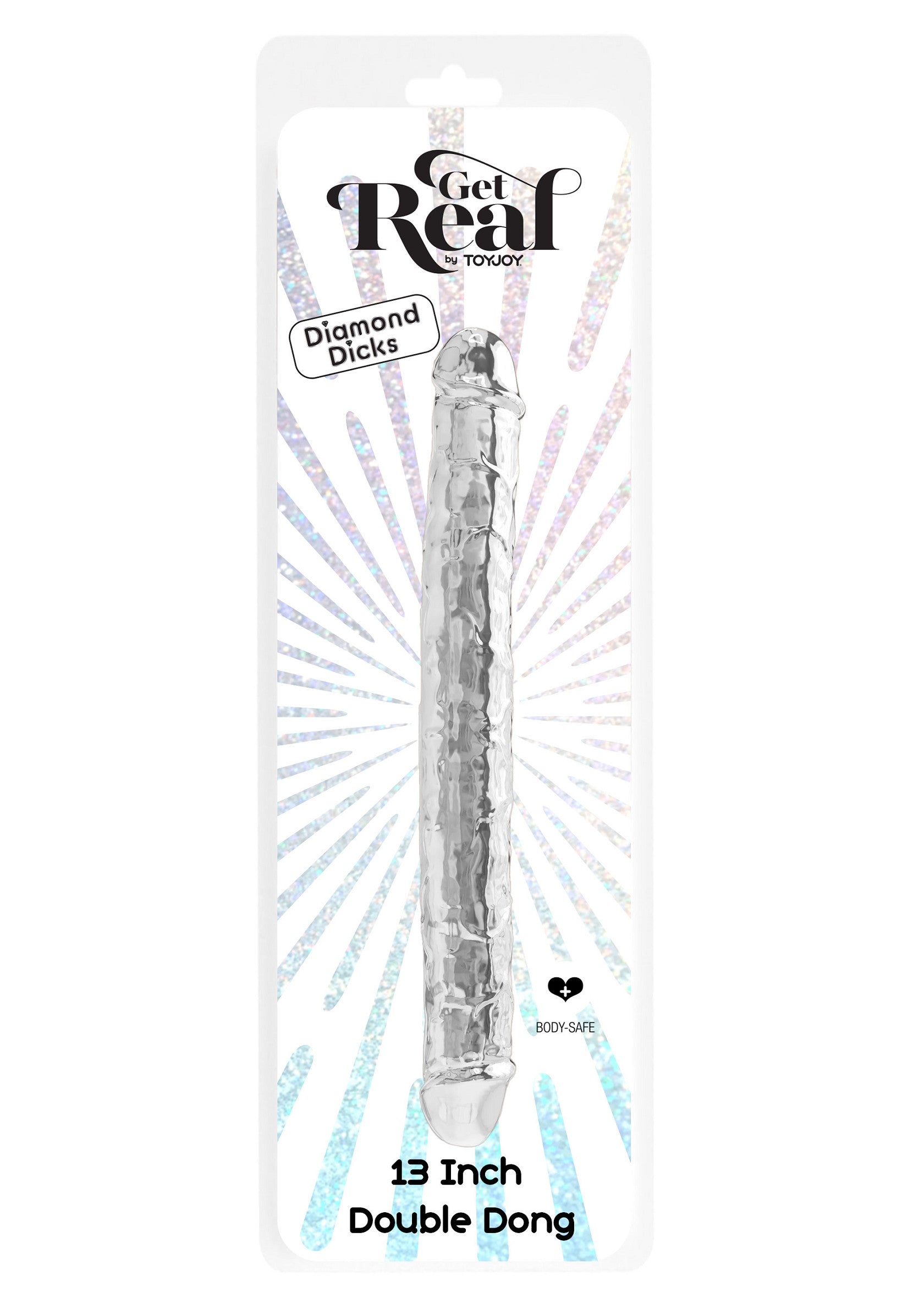 Clear Double Dong TPE 34.5 cm - Afbeelding 3
