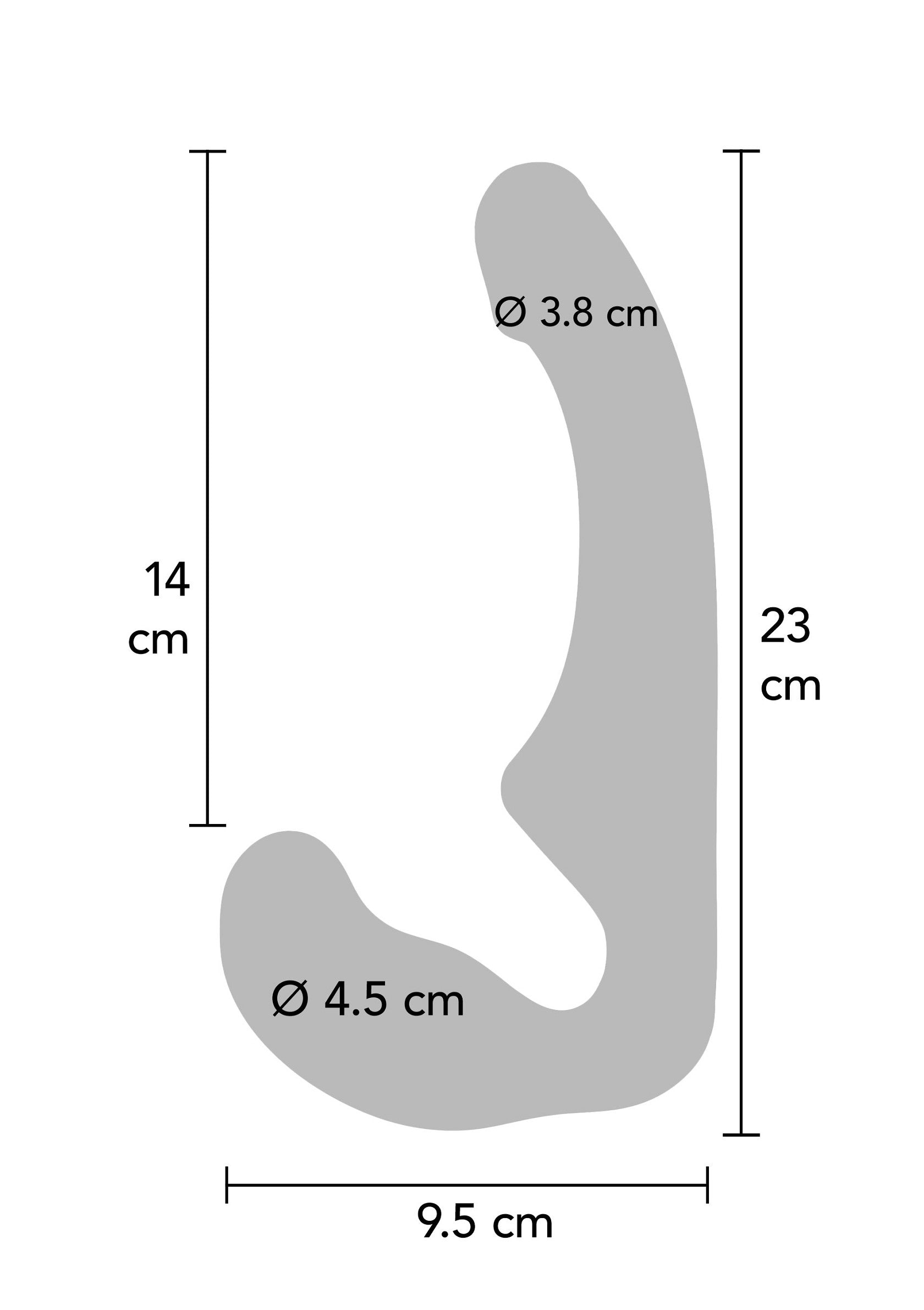 Strapless Strap-on Silicone 23 cm - Afbeelding 4