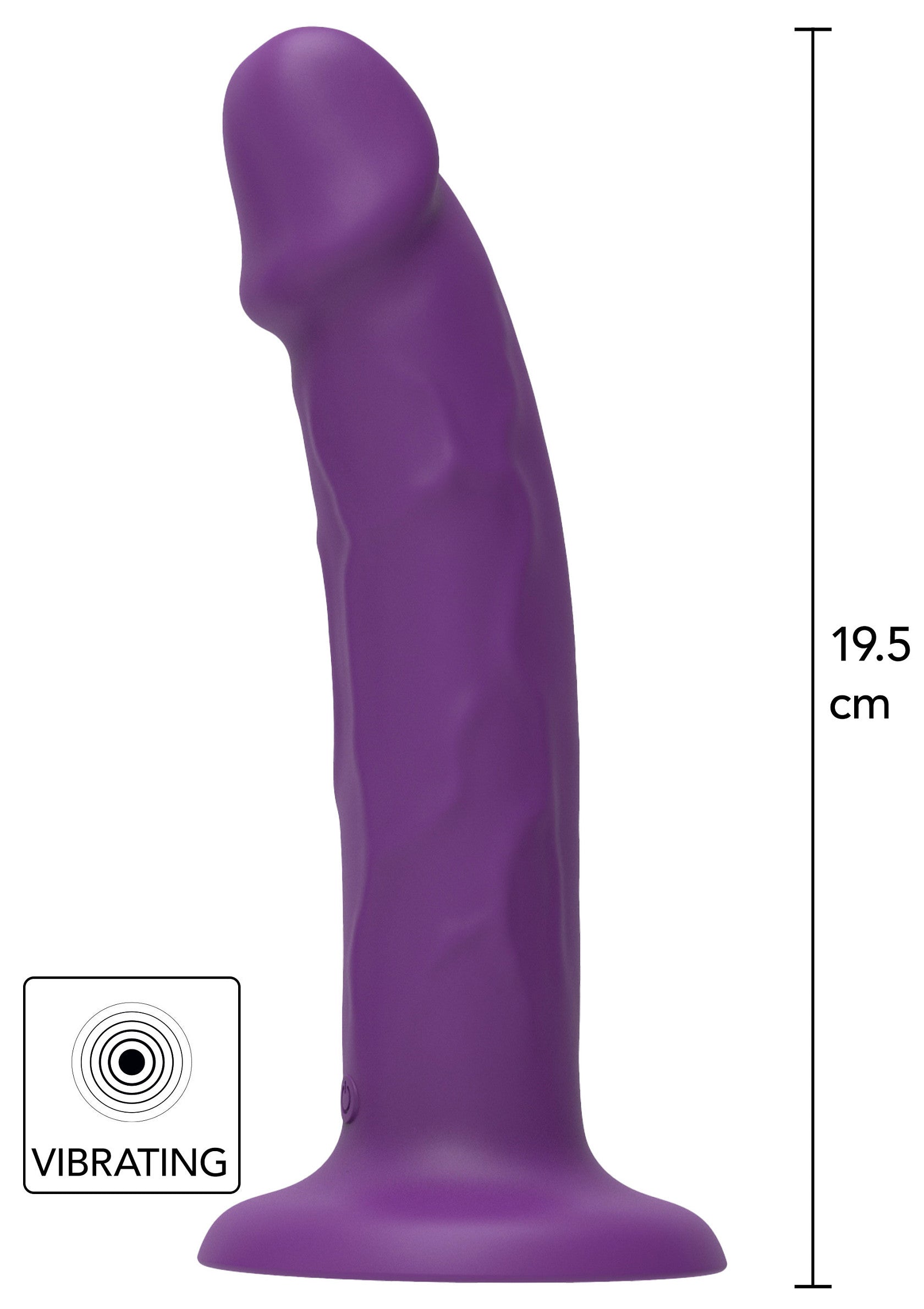 Harness Dong Vibrating Silicone 19.5 cm - Afbeelding 2