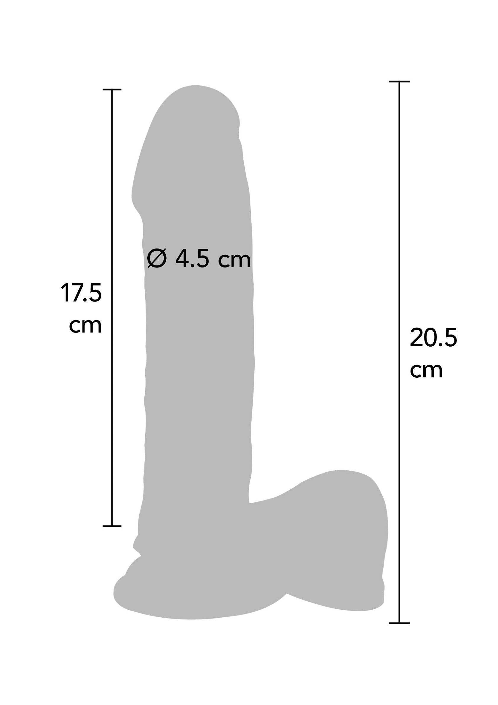 Dual Density Dildo TPE 20 cm - Afbeelding 2