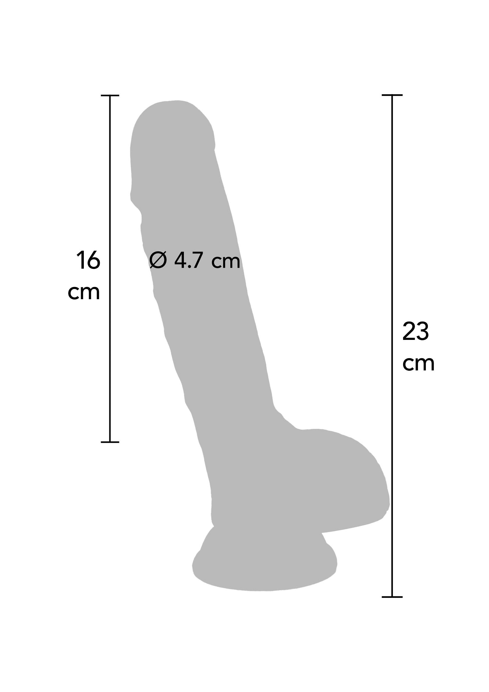 Dual Density Dildo TPE 23 cm - Afbeelding 2